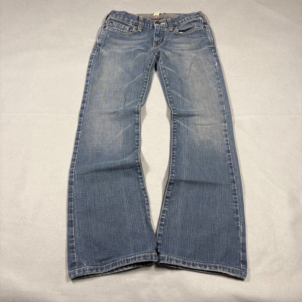 Abercrombie & Fitch Madison Bootcut Jeans Womens 0S Blue Denim Low Rise Y2K